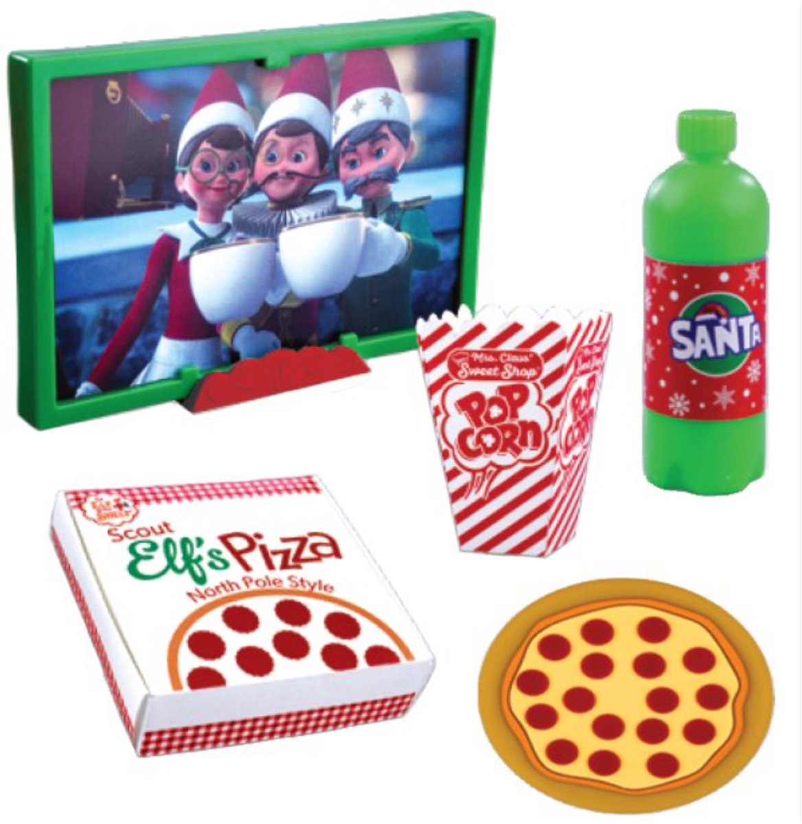 The elf on the shelf polar props: filmavond 16,5x4,5x19cm, 3+