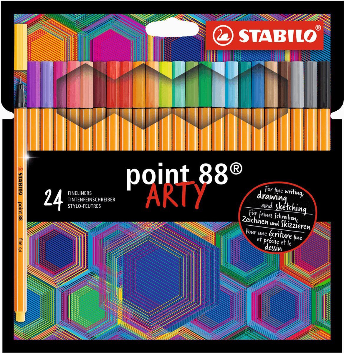 Stabilo Point 88 Arty Fineliner – 24 Stück.