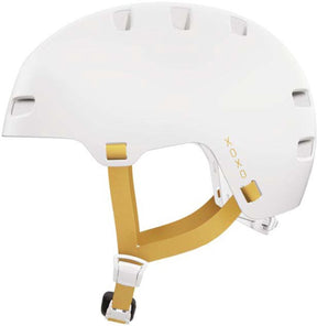Abus Fahrradhelm xoxo polarweiß m - 54-58 cm - weiß - geeignet für den Einsatz an Elektrofahrrädern - Cityfahrrädern - 400 g