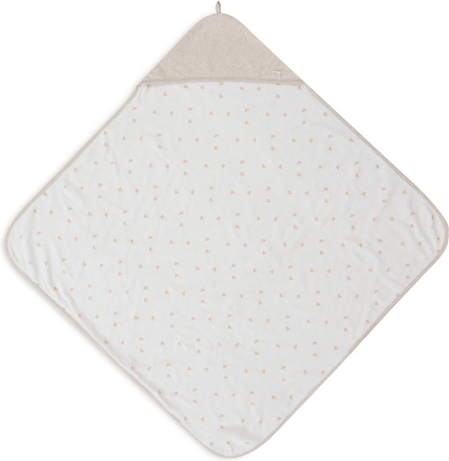 Jollein badcape - 75x75cm - harvest - natural