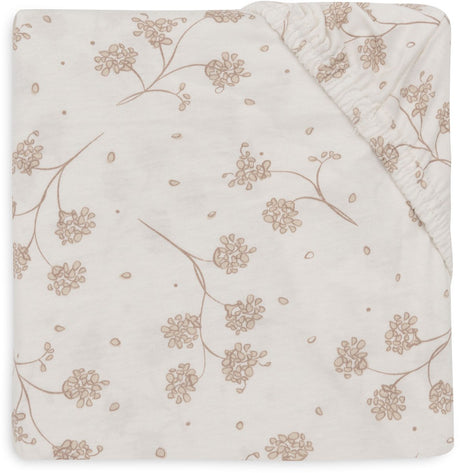 Jollein hoeslaken ledikant - 60x120cm - jersey - leafy dreams
