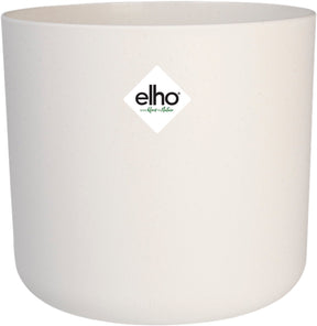 Elho b.for soft rond 22 - bloempot voor binnen - 100% gerecycled plastic - ø 22.3 x h 20.4 cm - wit