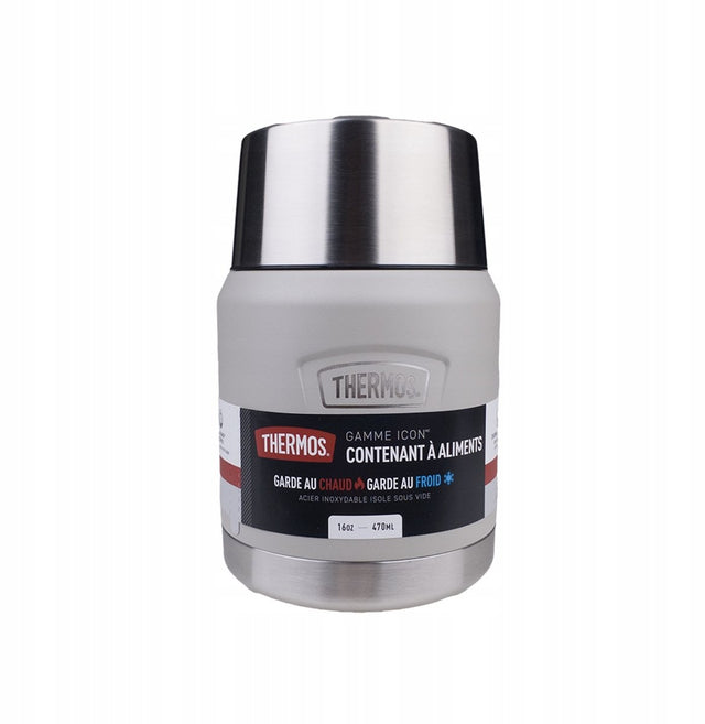 Thermos icon food jar 0,47l - rvs, warm koud, inclusief lepel