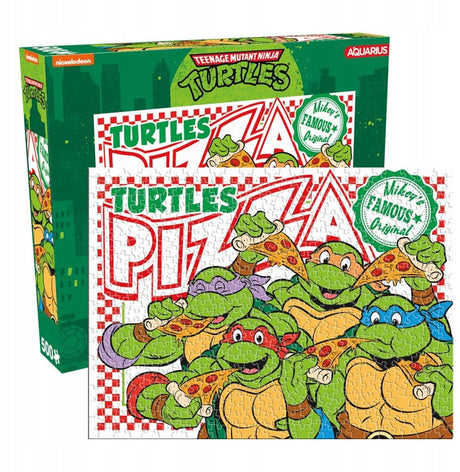 Aquarius merkloos 500-delige puzzel: teenage mutant ninja turtles