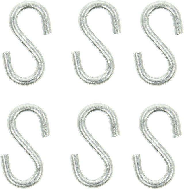 Proplus s-haak - ø 6 mm 5.8 x 2.7 cm 6 stuks - blister
