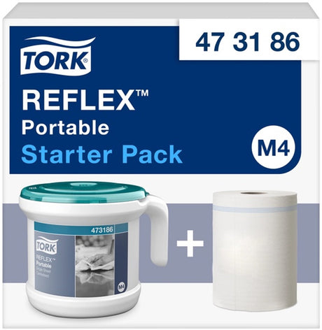 Tork 473186 reflex draagbare vel voor vel centerfeed dispenser (7322540953916)