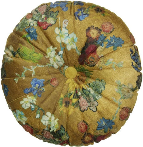 Beddinghouse x van gogh museum boule de fleurs sierkussen - dia 40 cm - goud
