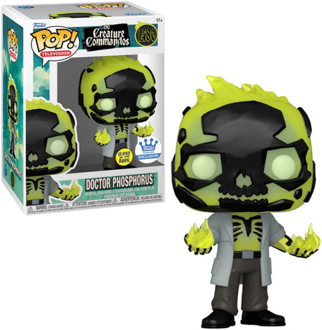 Funko-Pop! DC Comics: Creature Commandos – Doctor Phosphorus #1480 Glows in the Dark Exclusive