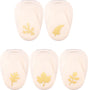 Vaessen creative pons set - figuurpons - herfstblaadjes - 5 st. - 1,7 tot 2,5 cm