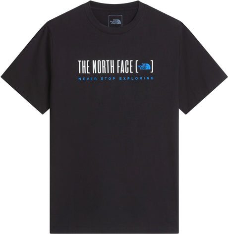 The North Face M Bracket Logo Regular SS Tee Herren-Outdoor-Shirt – TNF Black M