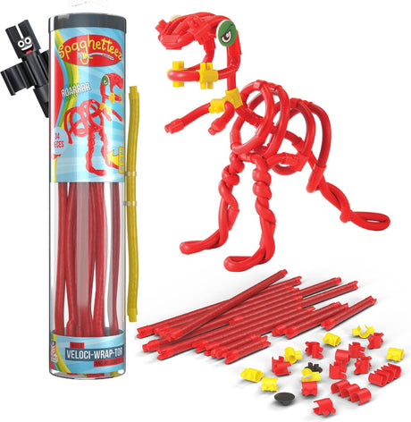 Clics Spaghettiez Velociraptor flexible Baustäbe, 34 Stk.
