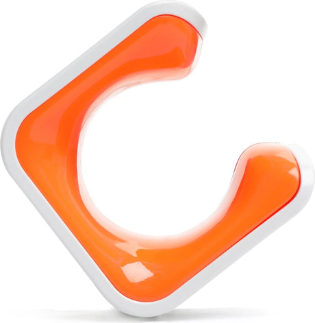 Clug Roadie Fahrradclip für die Wand – weiß orange