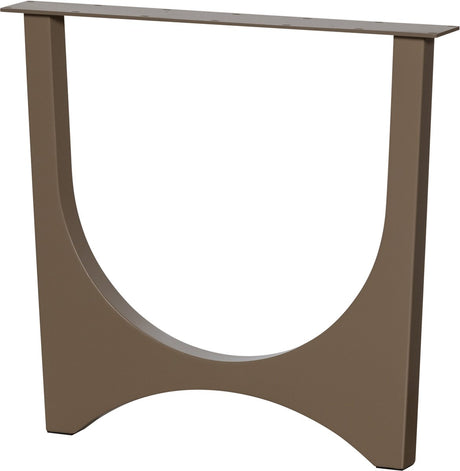 Woood zaandam design tafelpoot - metaal - zand - 1 stuks - 72x79x10