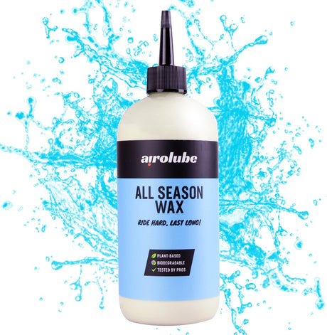 Airolube Ganzjahreswachs – natürliches Kettenwachs für nasse und trockene Wetterbedingungen – biologisch abbaubare Alternative zu Spritzschmiermittel – Kettenwachs – Kettenschmiermittel – Schmiermittel für Fahrradkette – 500 ml