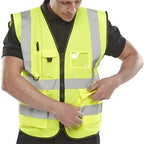 Weste b gesehen Hi-Vis Executive gelb m