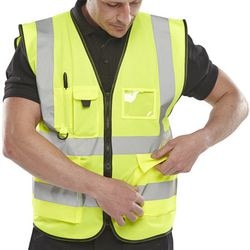 Weste b gesehen Hi-Vis Executive gelb m