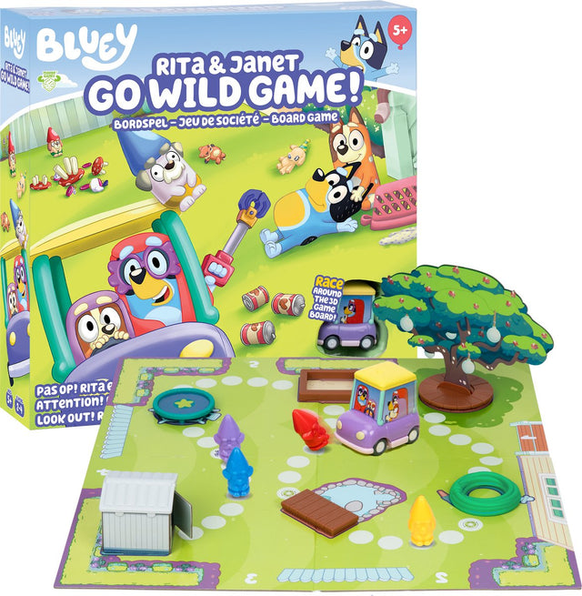 Moose bluey - rita janet go wild game - bordspel