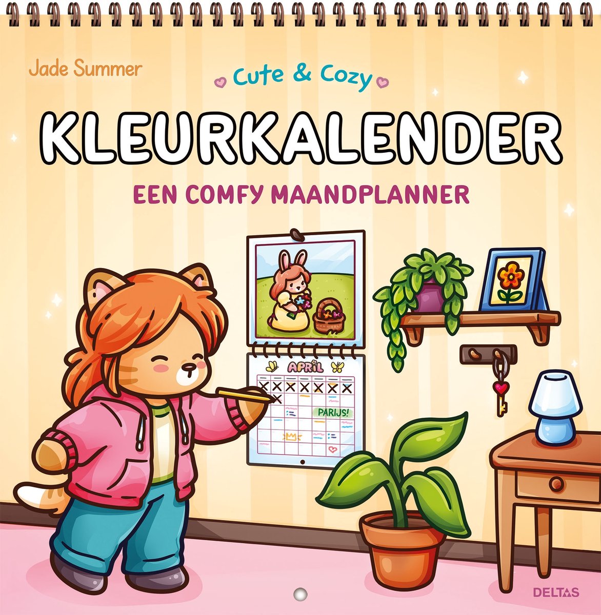 Deltas cute cozy kleurkalender jade summer