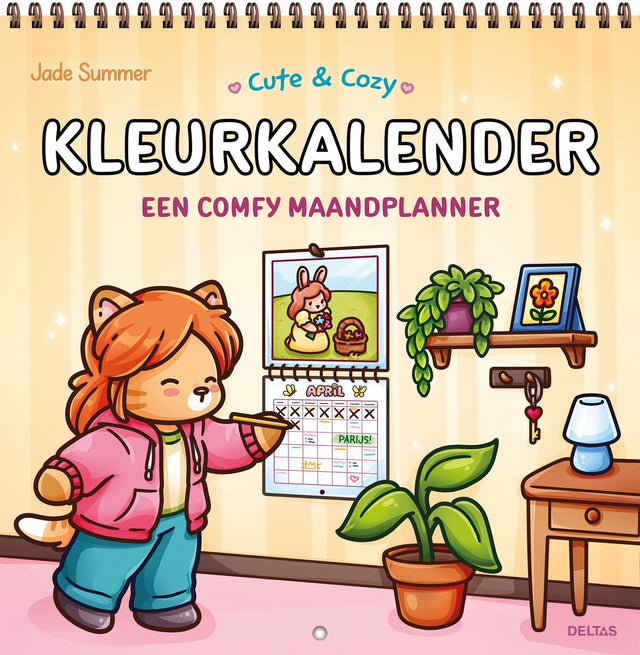Deltas cute cozy kleurkalender jade summer