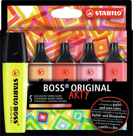 Stabilo Boss Original – Textmarker – höchste Qualität – Etui mit 5 Farben