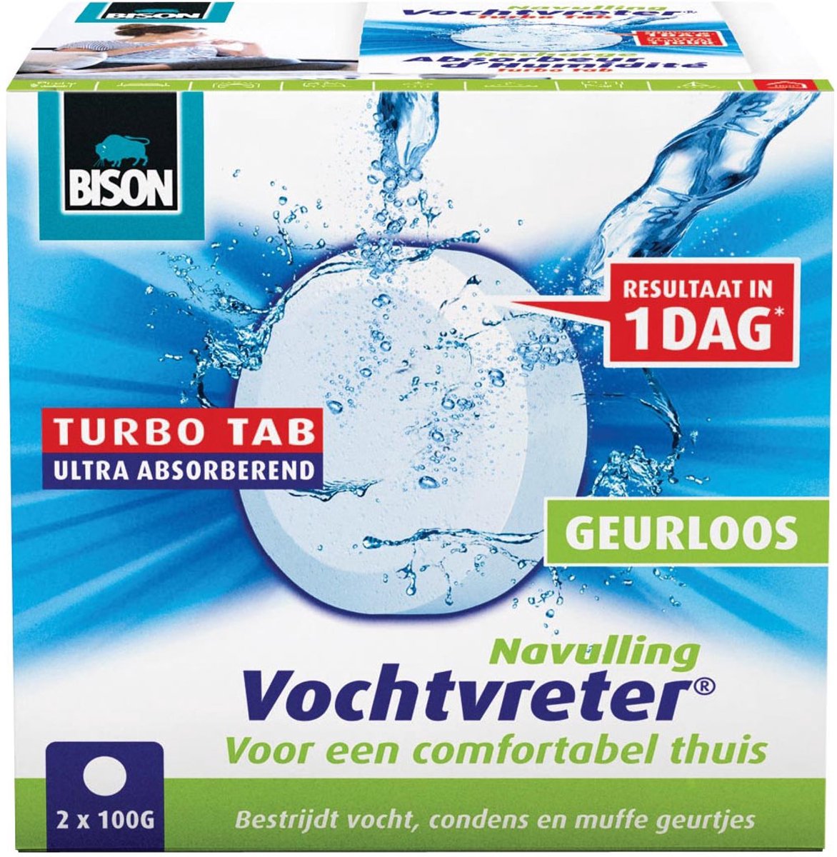 Bison Feuchtigkeitsabsorber Turbo Tab neutral