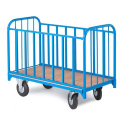 Trolley mit zwei Seiten und 2 Rückenlehnen manorgablau