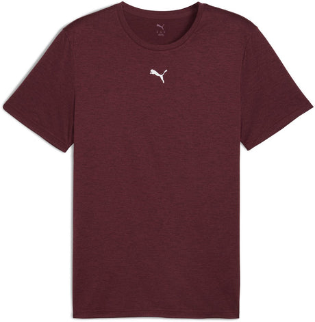 Puma m tad essentials heather cat tee (cf small cat) heren sportshirt - ruby shimmer heather s