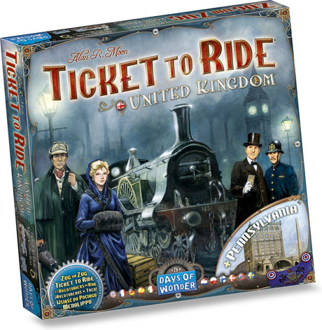 Days of Wonder – Ticket to Ride UK Pennsylvania – Erweiterung – Brettspiel