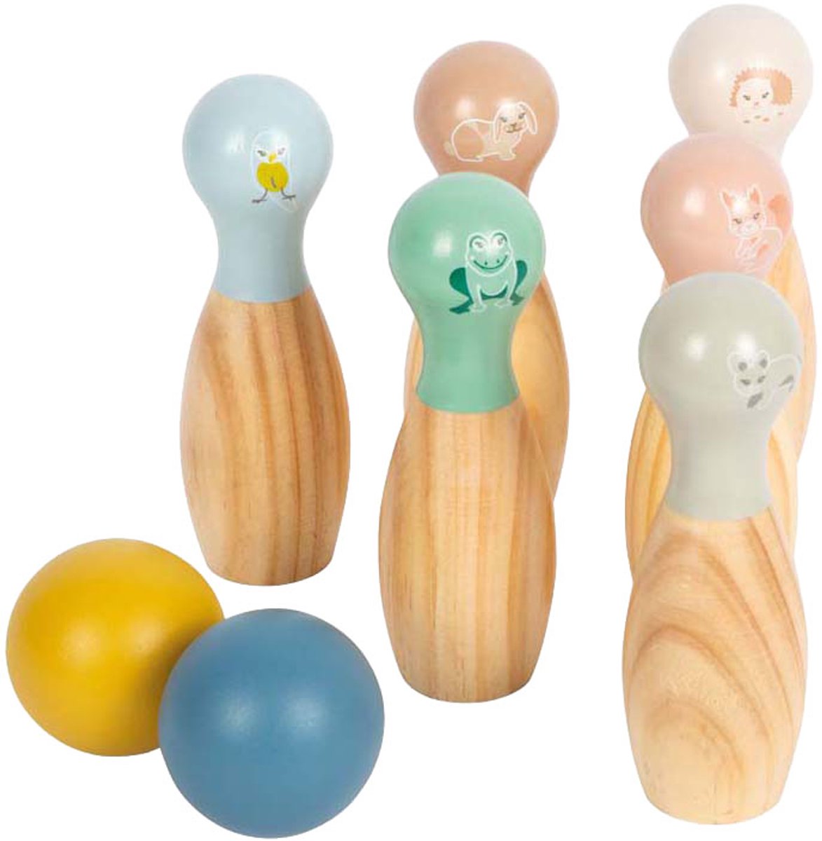 Small Foot - Bowlingspiel Garden Buddies - 8-tlg.