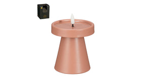 Olielamp led roze battery operated en timer - h10xd9cm