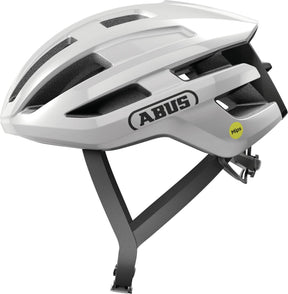 Abus Powerdome Fahrradhelm mips glänzend weiß