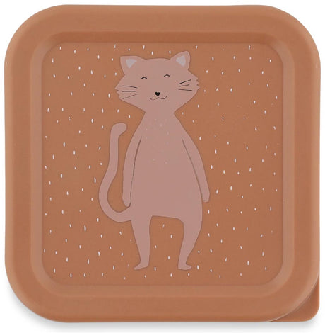 Trixie set van 3 snackdoosjes - mrs. cat - 3-delige snackbox - makkelijk te openen - ideaal voor kinderen