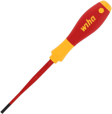 Wiha schroevendraaier softfinish electric slimfix sleufkop 4.0mm x 100mm - 35390