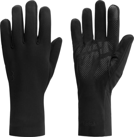 Bbb Cycling Airshield Fahrradhandschuhe Winter – 5 – 15 ℃ – winddicht – Fahrradhandschuhe Damen und Herren – Schwarz – Größe M – BWG-45 m