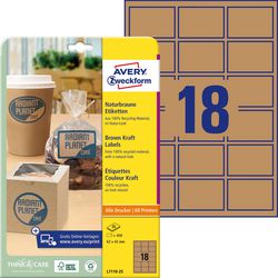 Etiketten avery l7110-25 62 x 42 mm