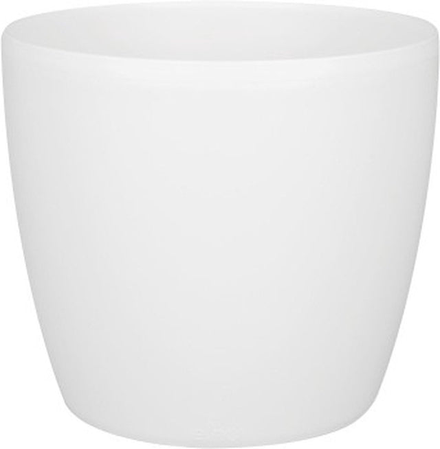 Elho brussels rond 30 - bloempot voor binnen - ø 29.5 x h 27.1 cm - wit