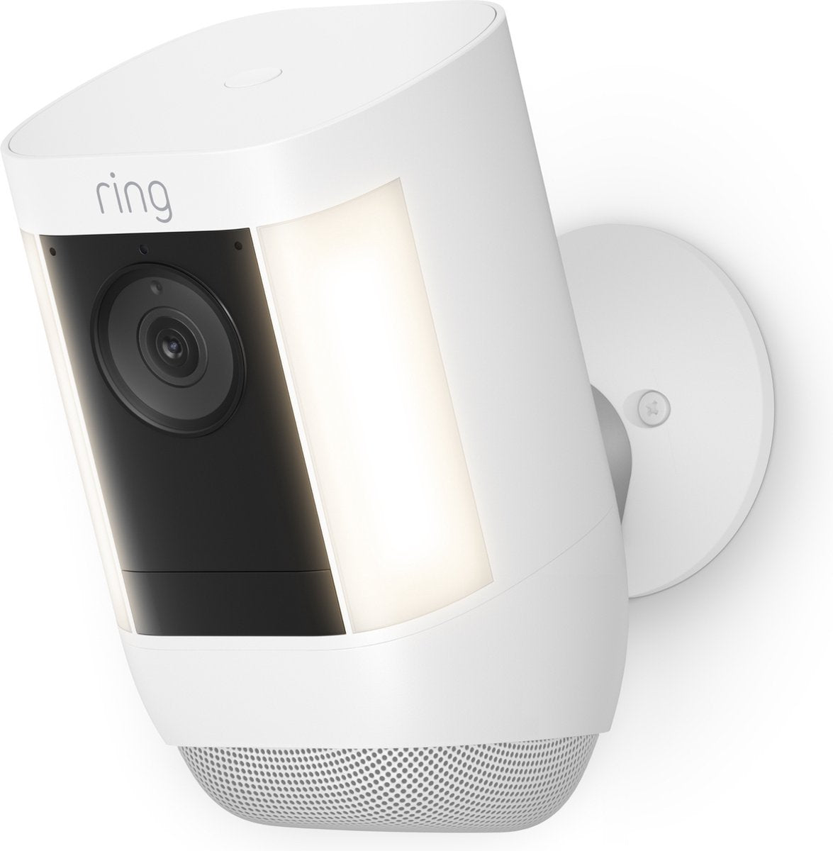 Ring Spotlight Cam Pro – Akku – Überwachungskamera – 2K-Video – Weiß