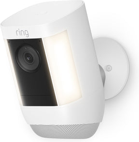 Ring Spotlight Cam Pro – Akku – Überwachungskamera – 2K-Video – Weiß
