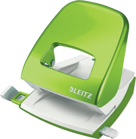 Leitz nexxt wow Locher – 2-Loch – stanzt bis zu 30 Blatt – ideal für den Home-Office-Heimarbeitsplatz – grün