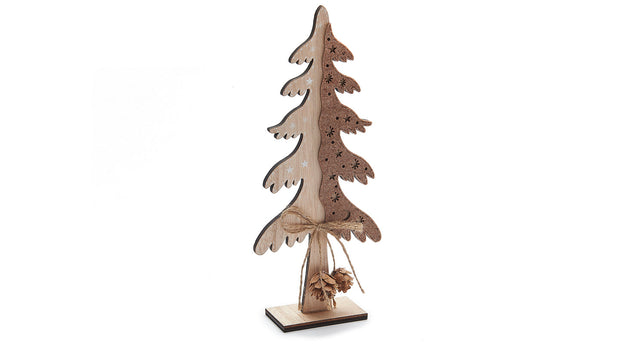 Pine tree woody 12x30cm brown
