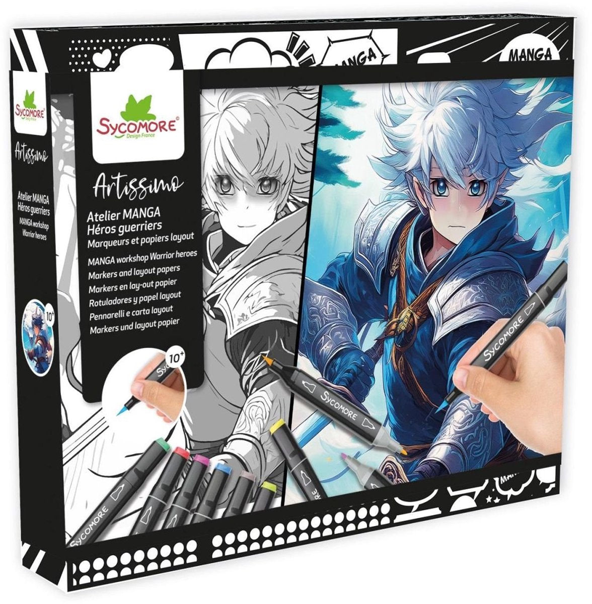 Sycomore artissimo manga workshop warrior heroes