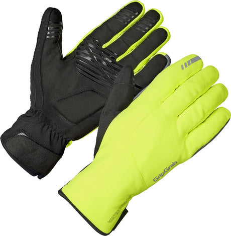 Gripgrab - polaris 2 waterproof winter fietshandschoenen primaloft - geel hi-vis - unisex