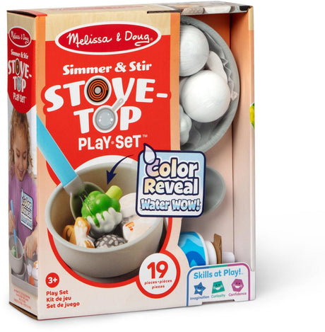 Melissa Doug – Wasser wow! Kochfeld-Spielset – Zauberhaftes Kochen mit Wasser