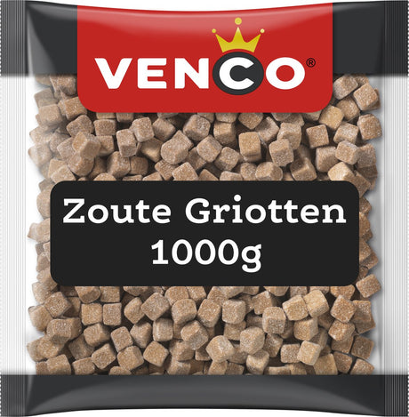 Venco zoute griotten - zoute drop - 1000g