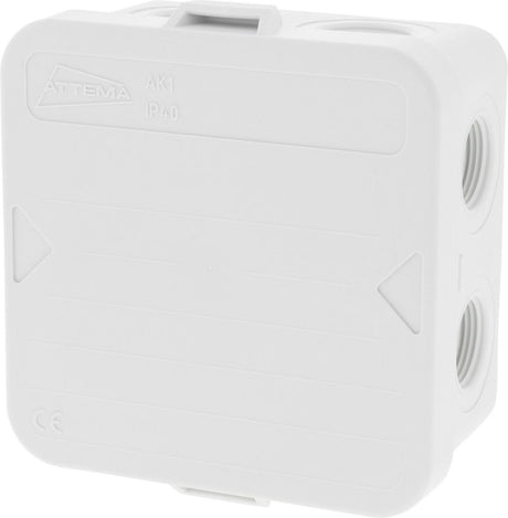 Markenlose Attema-Kabelbox AK1 grau IP40 ohne Markenzeichen