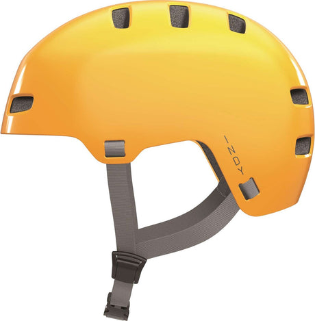 Abus Fahrradhelm Indy Senfgelb M - 54-58 cm - Gelb - Geeignet für den Einsatz an Elektrofahrrädern - Stadtfahrrädern - 390 g