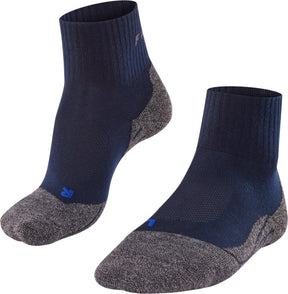 Falke TK2 Cool kurze Anti-Blister Wandersocken aus dickem Lyocell-Funktionsmaterial Herren blau – Größe 42-43