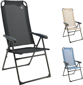 Travellife campingstoel lago ligstoel klapstoel - opvouwbare stoel, verstelbaar, 120 kg