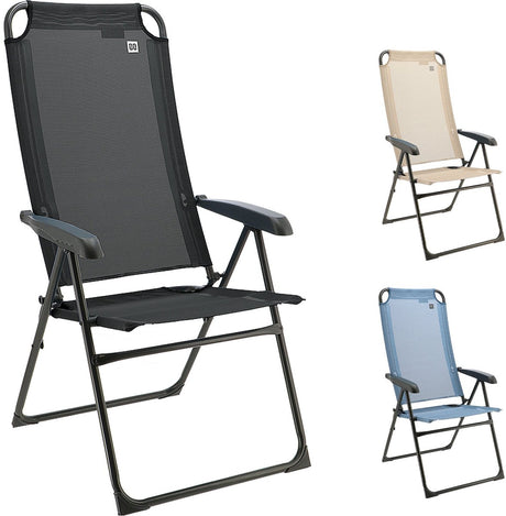 Travellife campingstoel lago ligstoel klapstoel - opvouwbare stoel, verstelbaar, 120 kg
