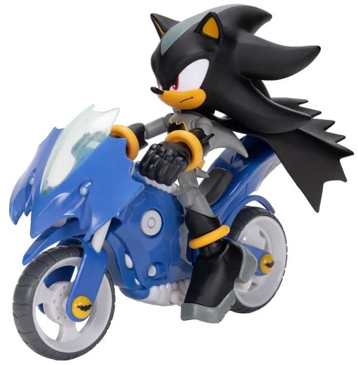 Jakks Sonic DC Shadow 13 cm mit Batcycle Blau